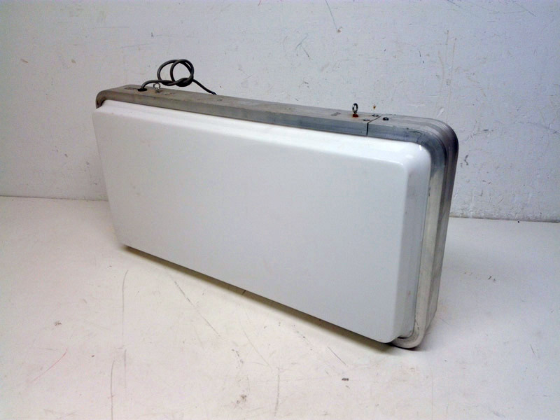 caja luz 2lados aluminio plastico 27-33.5x59-65.5x13 2u